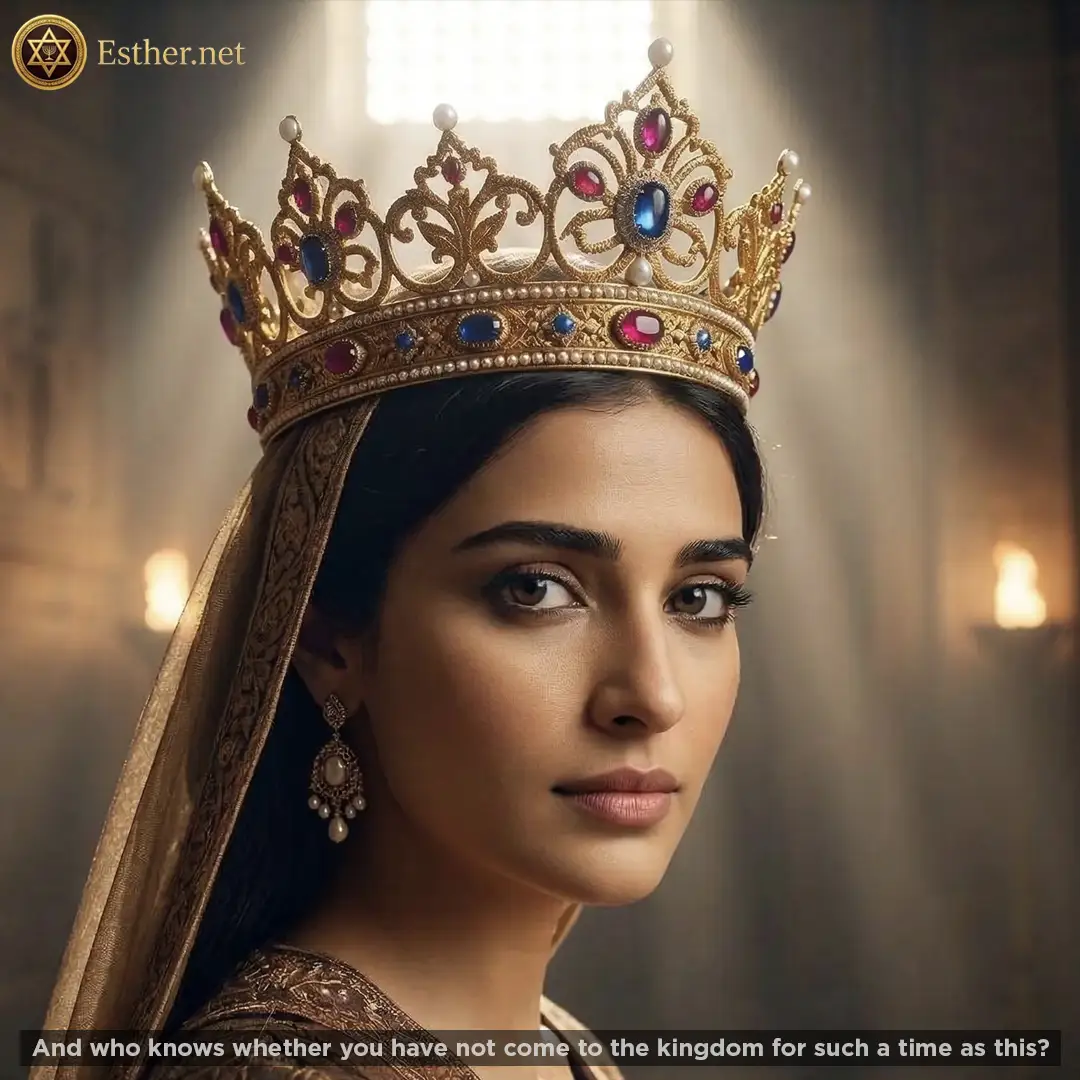 Esther, the Jewish Queen of Persia, born for 'such a time as this'.